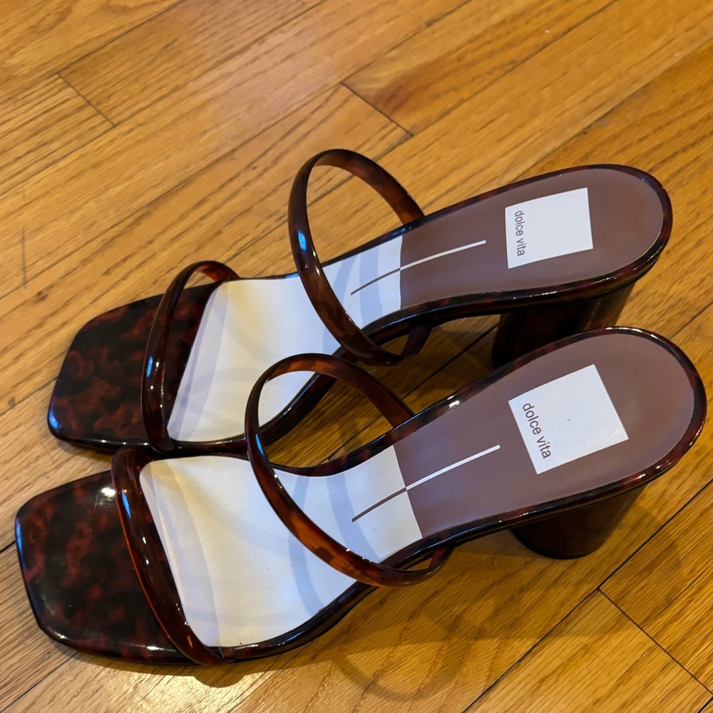 Dolce Vita Tortoise Strappy Heels